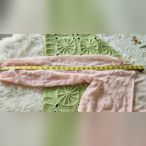 Dusty Rose Wrap Top - Picture 3 of 7